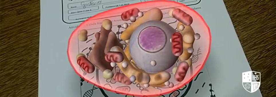 Biologia: alunos utilizam realidade aumentada para estudar célula animal e vegetal